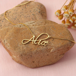 S925 personalized custom letter name pendant necklace 219fe6cb-b67b-4ed9-8d7a-2b4066438dd6 Artshiney