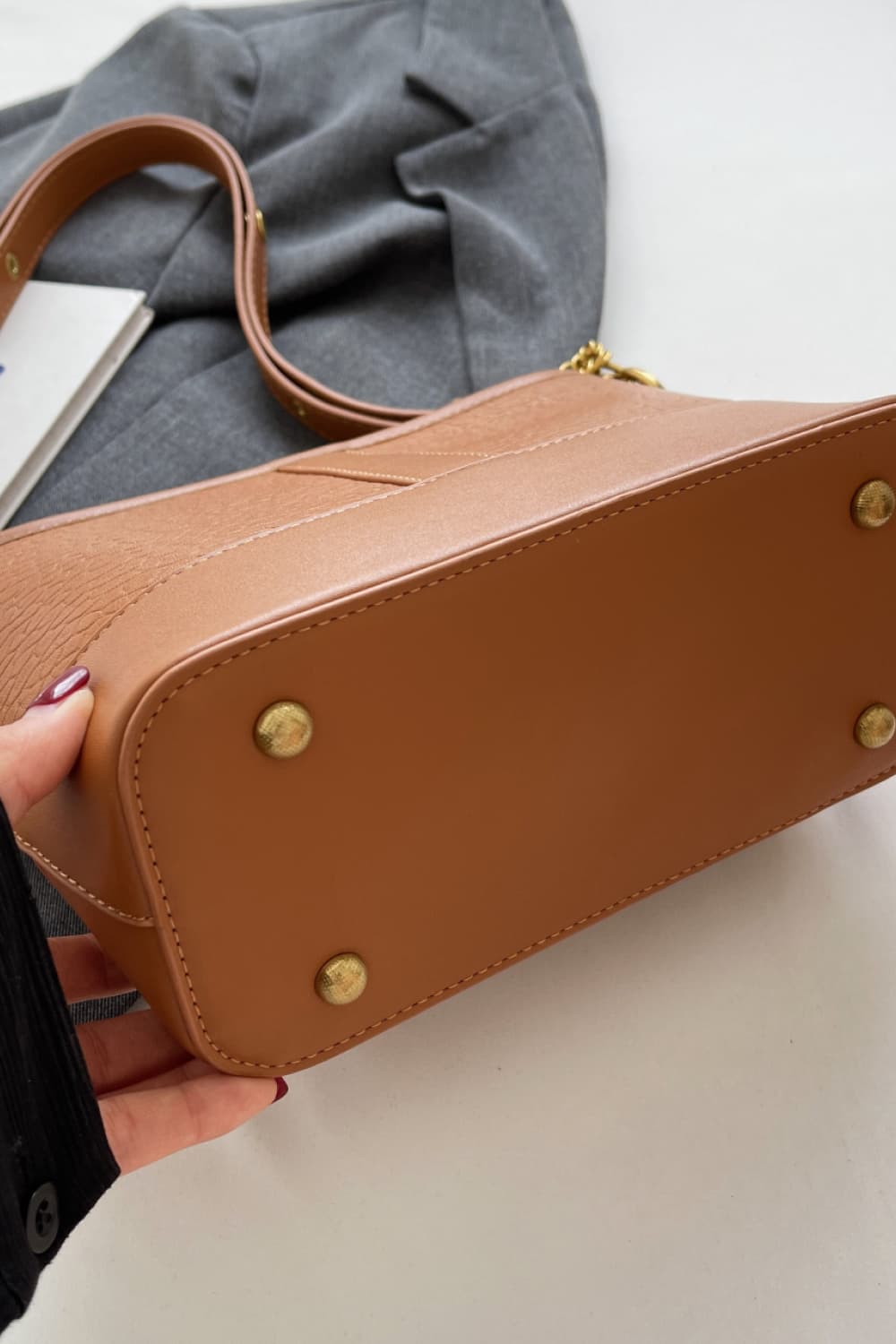 PU Leather Shoulder Bag 21dc95235e48401c893d2cc65245da48-Max Trendsi