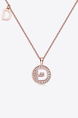 Moissanite A to J Pendant Necklace D One Size 2285c03b90a54dfeaa8cda0a2b6b37d1-Max Trendsi