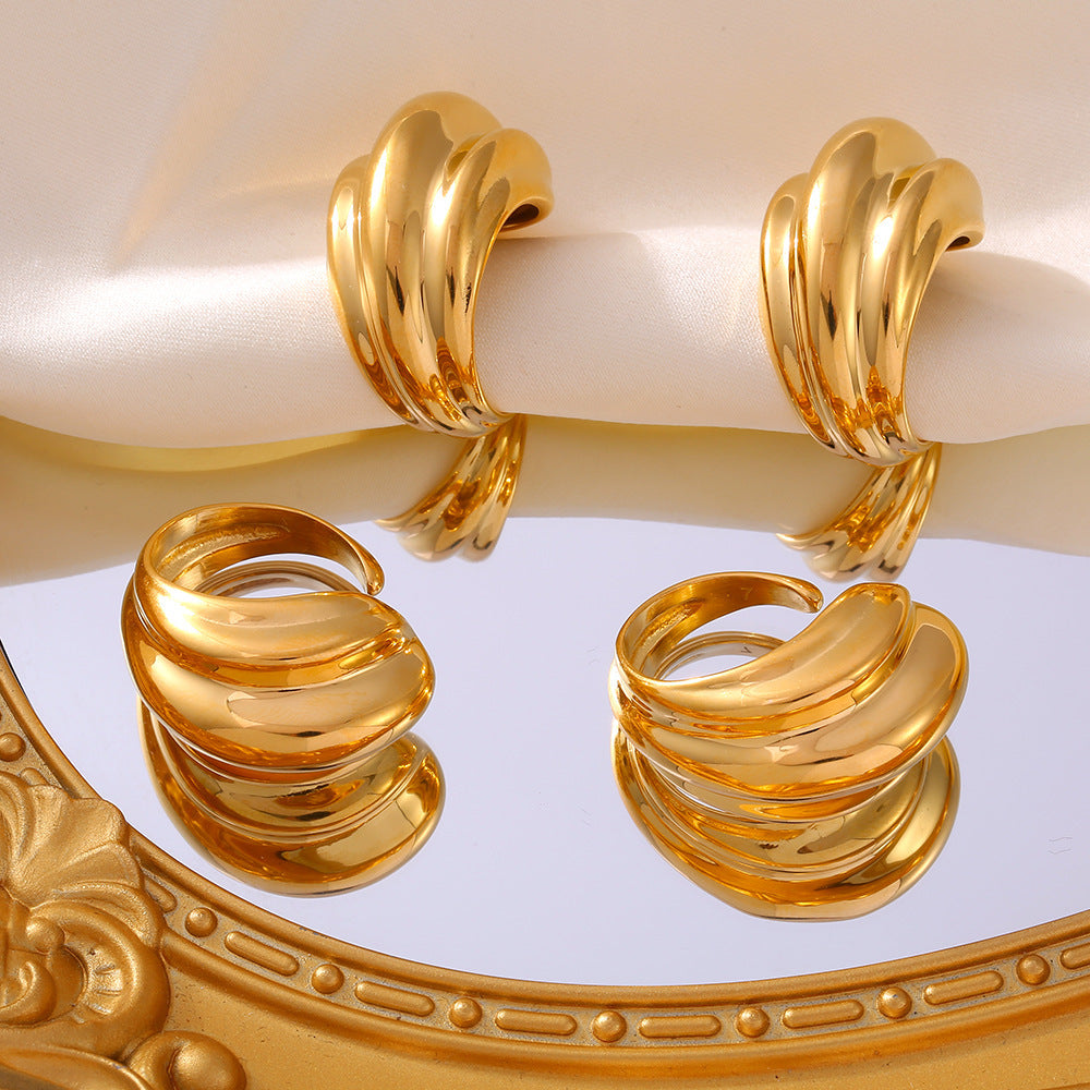 18K Gold-Plated Titanium Steel Open Ring 22f415e5-a9c0-4345-8920-5df835bc1fcd-Max Trendsi
