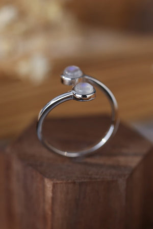 High Quality Natural Moonstone 925 Sterling Silver Toi Et Moi Ring 244d617ad0544e018f114371f332061e-Max Trendsi