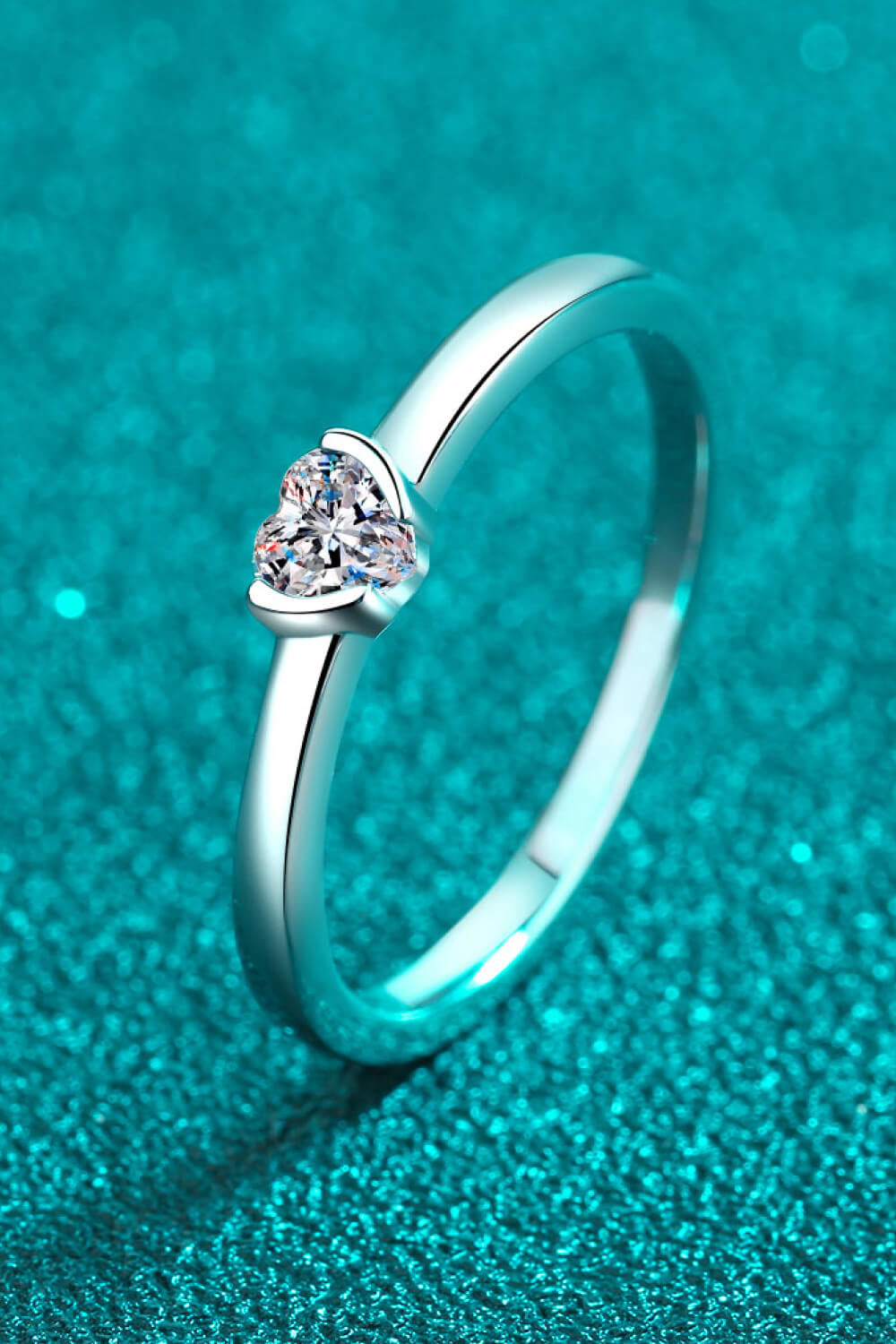 Heart-Shaped Moissanite Solitaire Ring 26d94379b355479196f9cf41e3709130-Max Trendsi