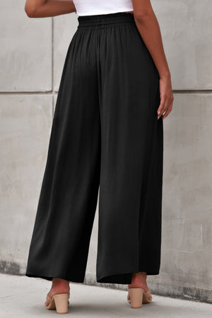 Drawstring Waist Wide Leg Pants 27d113c5d43e4087a137acf1f8847432-Max Trendsi
