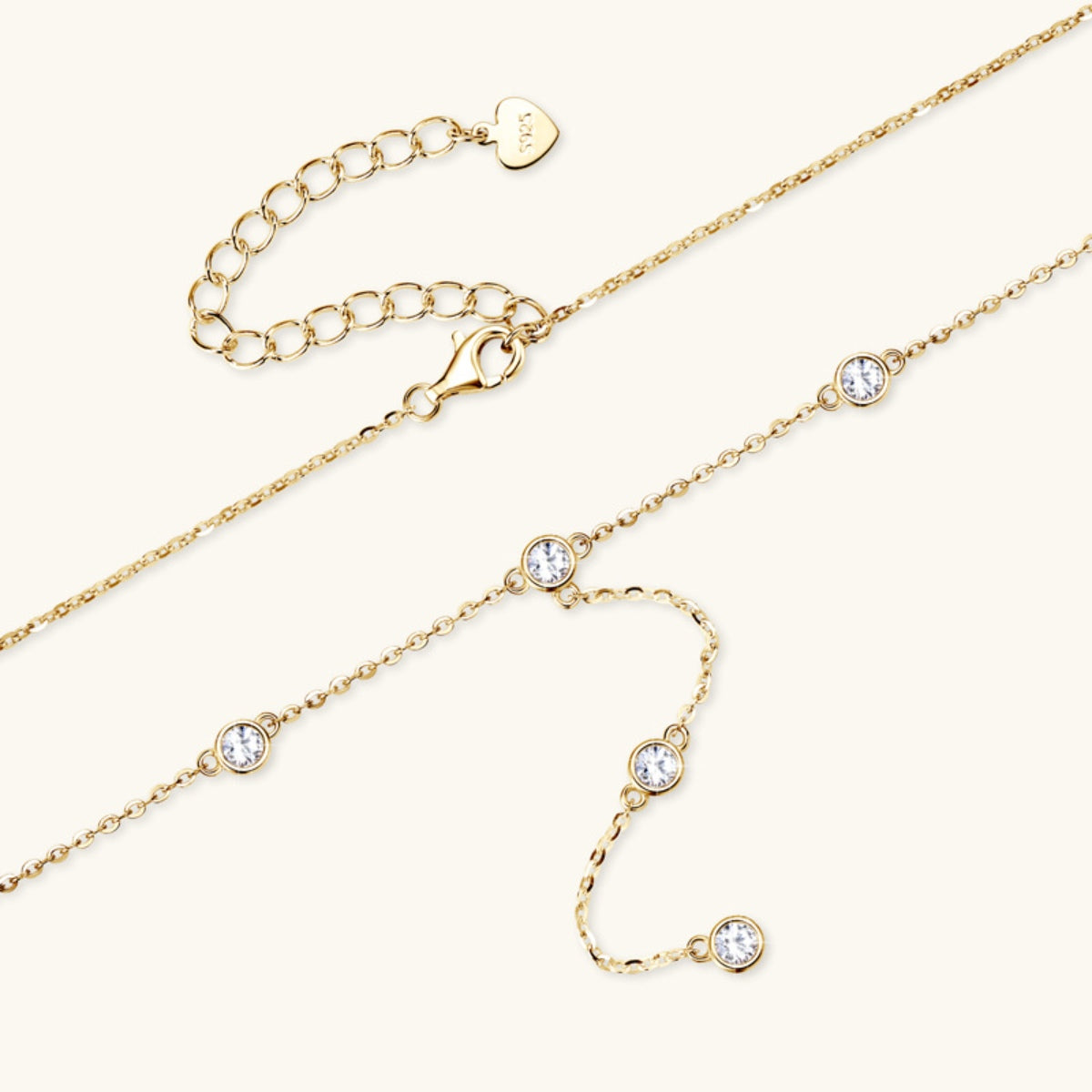 1.1 Carat Moissanite 925 Sterling Silver Necklace 28e2f454-d8ae-4e18-90af-6d49eca90f9d-Max Trendsi