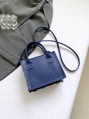 Raw Edge Plaid Shoulder Bag 290e1c6a-015e-49e7-a130-3b01fba5b8a1-Max Trendsi