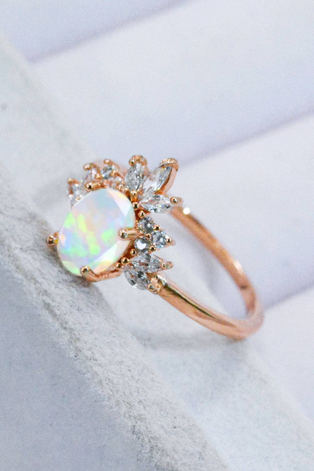 Best Of Me 925 Sterling Silver Opal Ring 2a041d75d0724b41a4a0e5f45ab58b6d-Max Trendsi