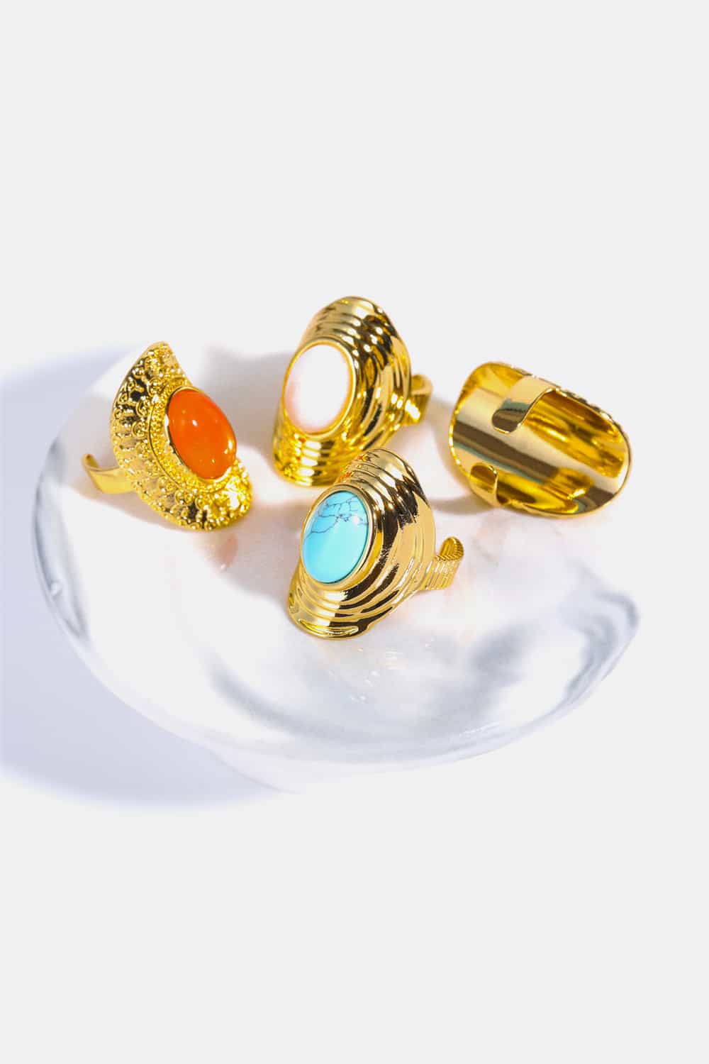 Natural Stone Copper Ring 2a3ddd9657164b89820d279c817510a1-Max Trendsi