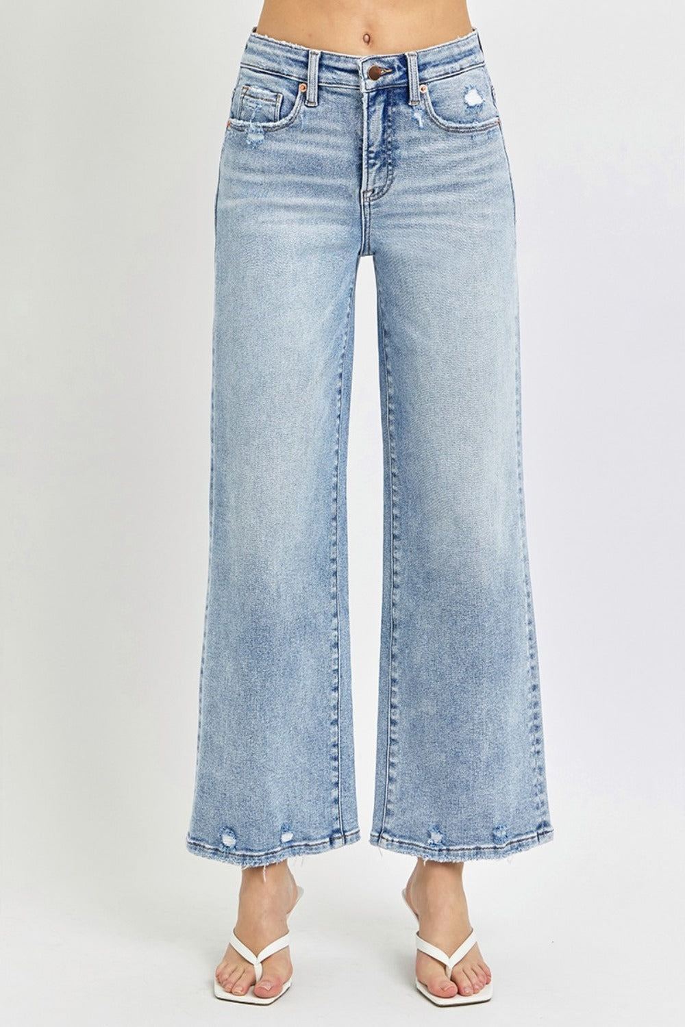 RISEN Full Size Tummy Control High Rise Crop Wide Leg Jeans Light 2b6218f7-52fc-4205-955a-ab933f7c6639-Max Trendsi