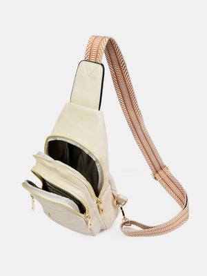 PU Leather Adjustable Strap Crossbody Bag 2c5f0ed8-6599-4925-8f0c-73940f9e0b82-Max Trendsi
