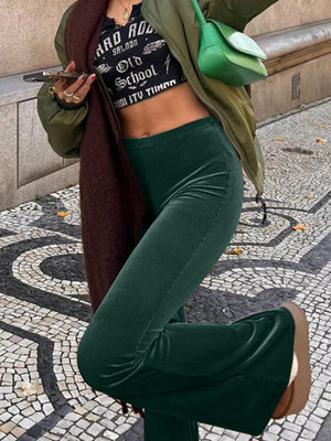 High Waist Flare Pants 2dad489d-6ab8-41b9-898a-5889928f7de8-Max Trendsi
