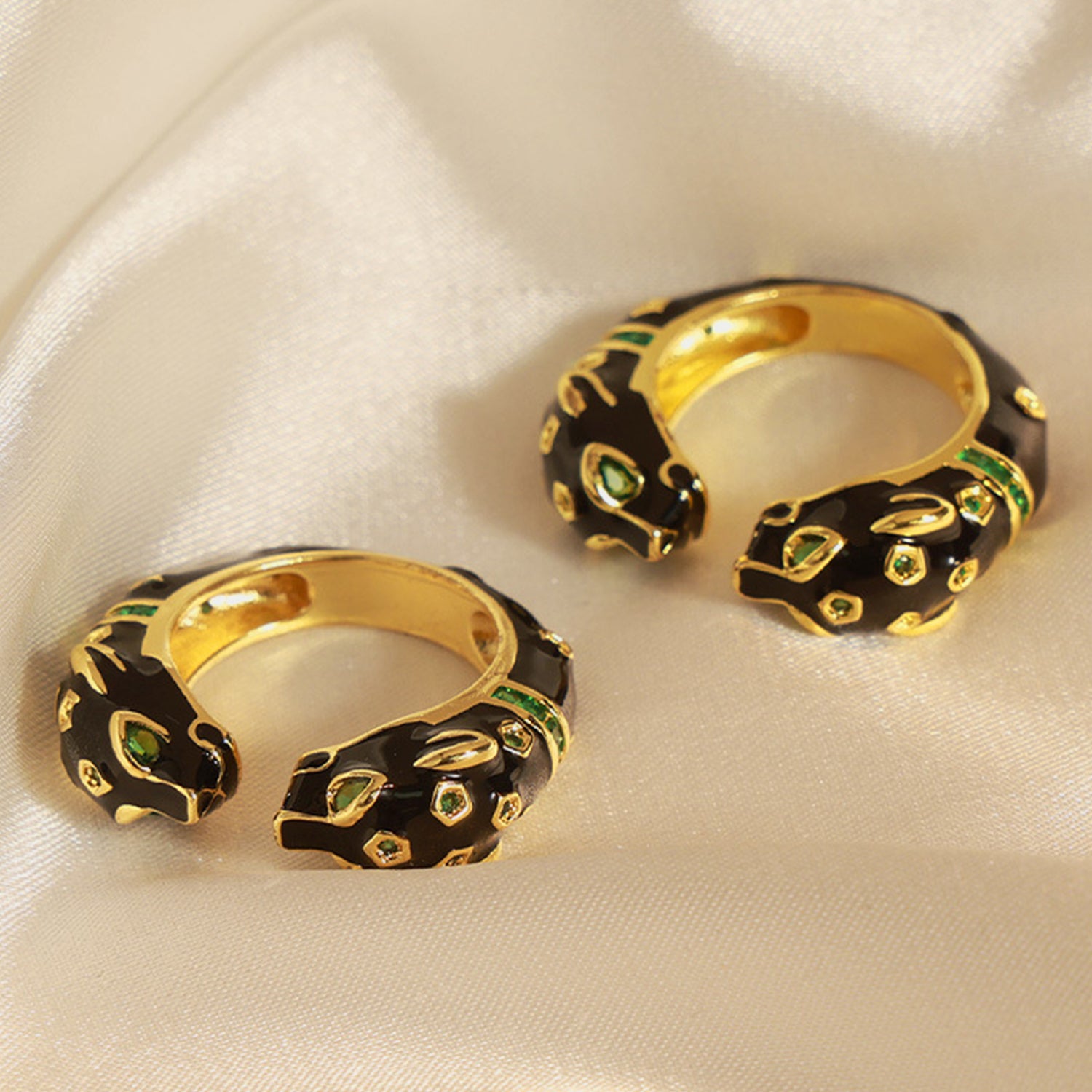 Inlaid Zircon Oil Drip Open Ring 2e6cdfa9-2df0-4935-a319-76cb8bf85162-Max Trendsi