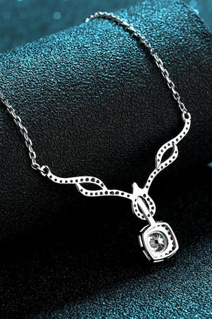 Right On Trend Moissanite Pendant Necklace 2e99c1d0682640f79e409a39310ceebb-Max Trendsi