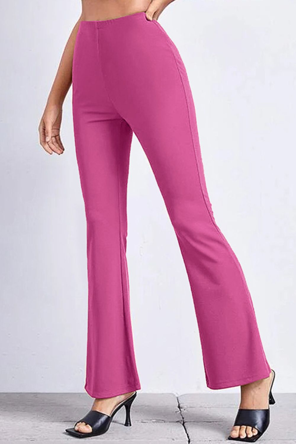 High Rise Flare Pants 3028e2f43143448ca30100551c85bbf1-Max Trendsi