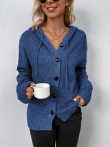 Glownestbest® | Button-Down Long Sleeve Hooded Sweater Dusty Blue 30699754e3db46bdab5fe4ea91b7e480-Max Glownestbest