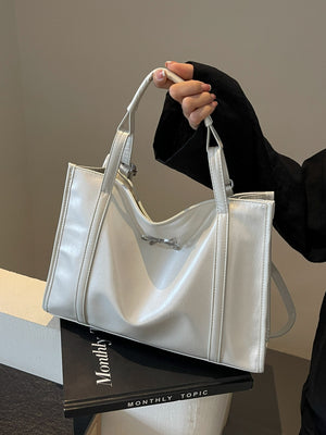 PU Leather Bow Shoulder Bag 31008465-a11c-429d-908e-d7c009d18419-Max Trendsi