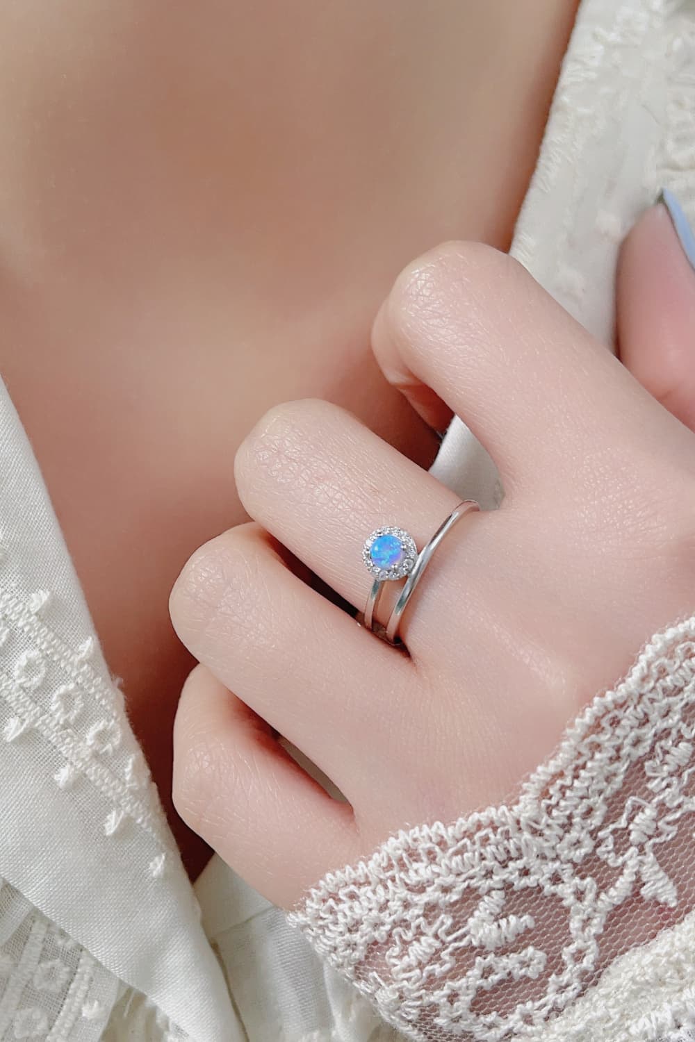 Opal Bypass Ring Sky Blue 31af2bd15d4846eaba70fd559ea3ae01-Max Trendsi