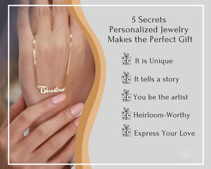 Noble Atmosphere Customizable Name Design Versatile Necklace 327bedc3-9d50-4a59-b135-659df186c70e Artshiney
