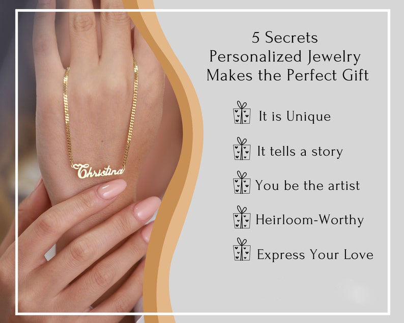 Noble Atmosphere Customizable Name Design Versatile Necklace 327bedc3-9d50-4a59-b135-659df186c70e Artshiney