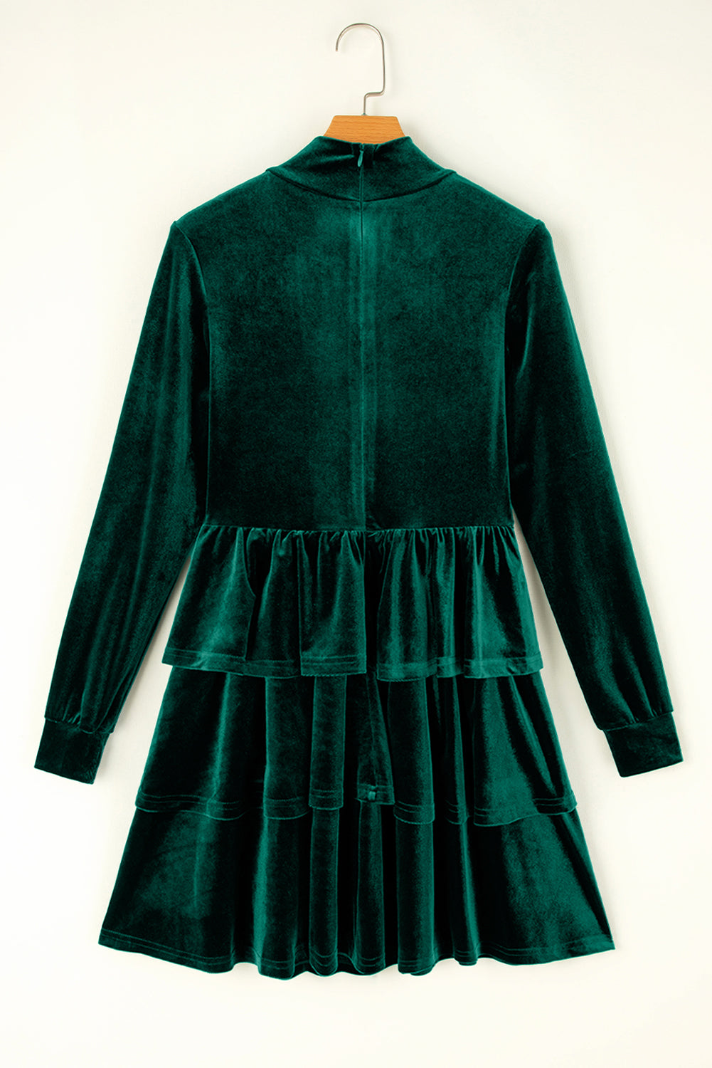 Ruffled Layered Long Sleeve Mini Dress 32aae44f-a76a-44c8-8fd8-3f1d3b0ad42b-Max Glownestbest