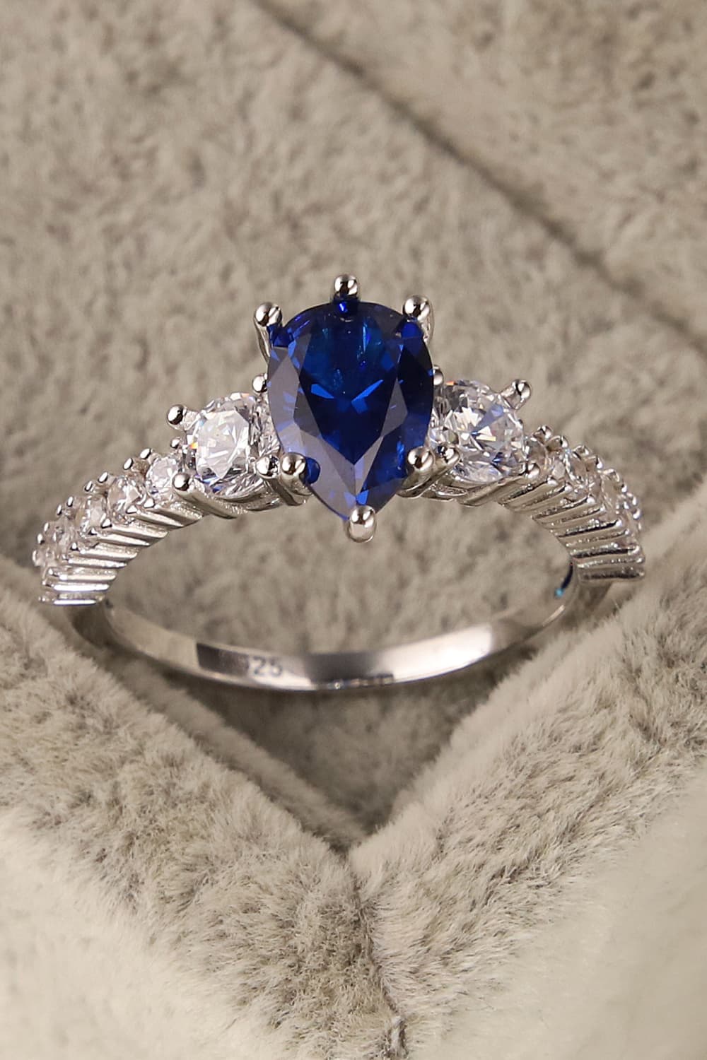 Spinel Pear Shape Ring 339f2480f12441a4b5a2cb66ac365649-Max Trendsi