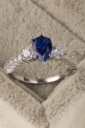 Spinel Pear Shape Ring 339f2480f12441a4b5a2cb66ac365649-Max Trendsi