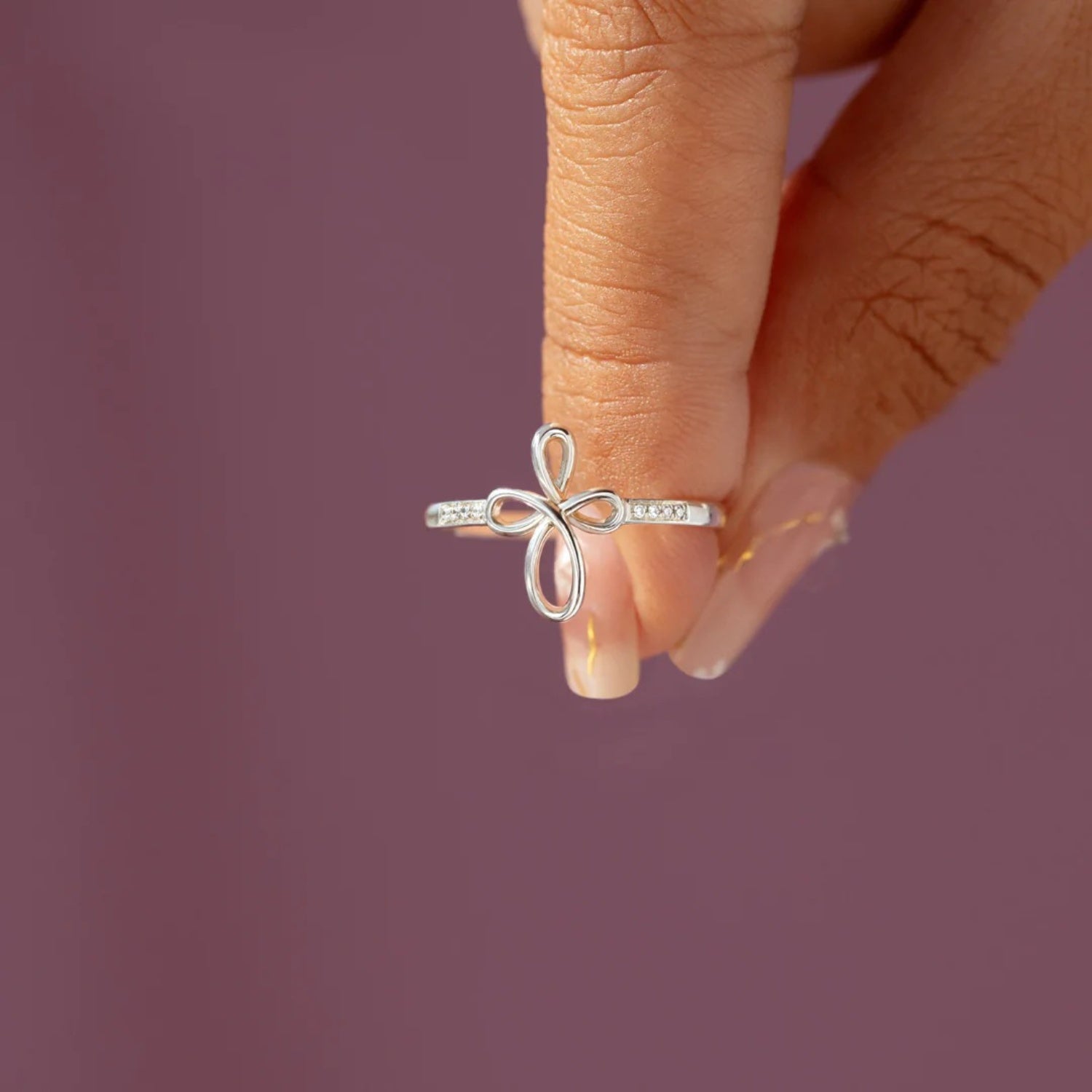 925 Sterling Silver Geometric Ring 358bf1c6-4460-4499-9568-4bee747b7c9b-Max Trendsi