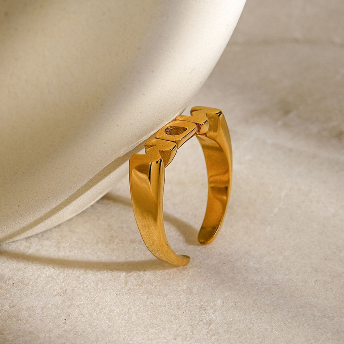MOM Stainless Steel Open Ring 36433de7-44da-4170-8da3-729f21ef7d99-Max Trendsi