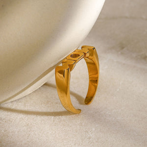 MOM Stainless Steel Open Ring 36433de7-44da-4170-8da3-729f21ef7d99-Max Trendsi