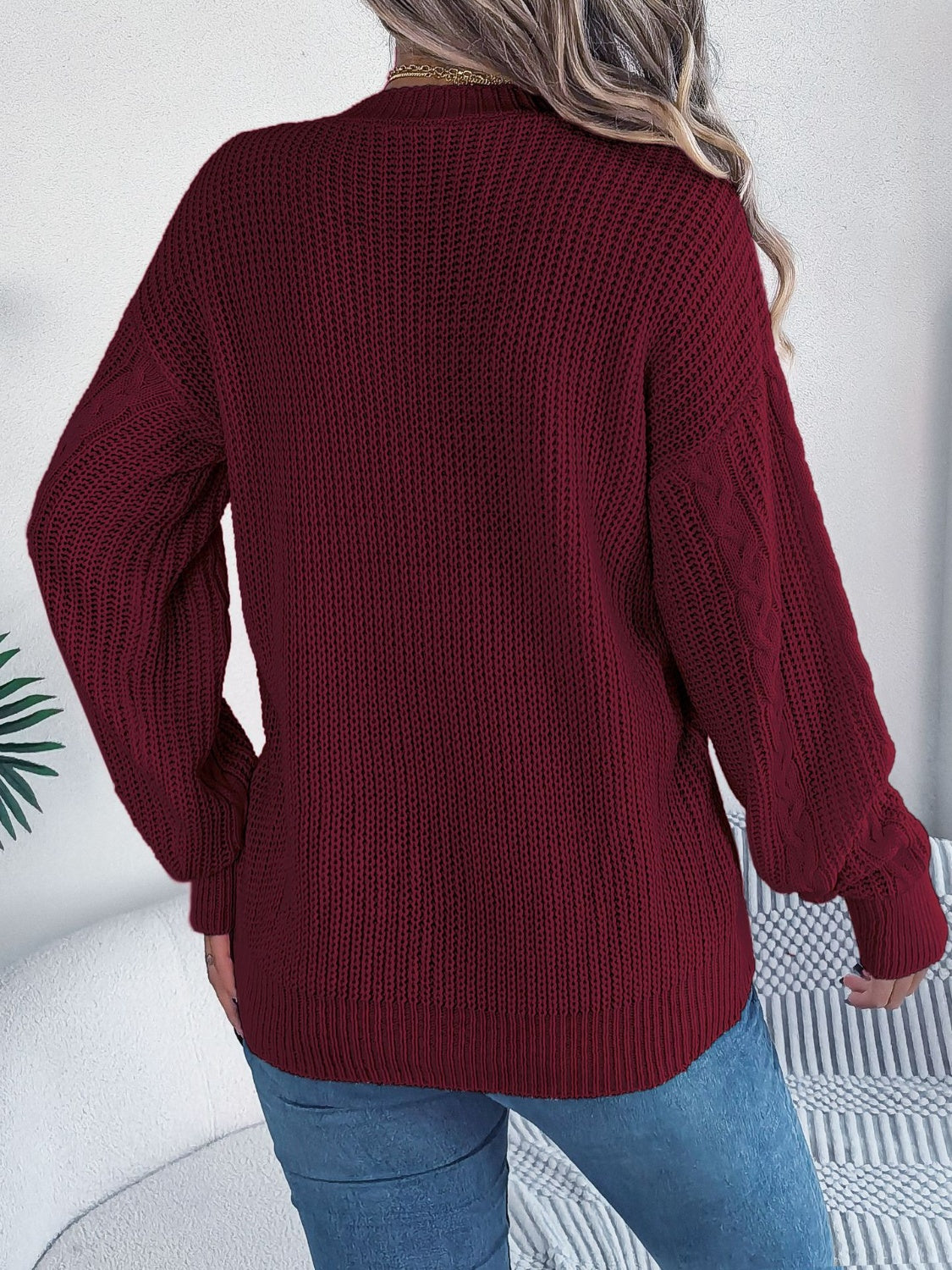 Cable-Knit Long Sleeve Cardigan 368c40be-241c-468c-9610-f9863ad77c1d-Max Glownestbest