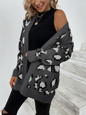 Leopard Open Front Dropped Shoulder Cardigan 37260f93-7806-4d3d-9667-3711aeb83862-Max Glownestbest