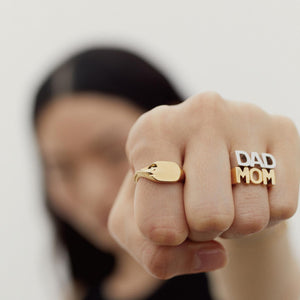 MOM Stainless Steel Open Ring 3747a61f-6a4c-4f88-ab74-0e3196f3fc81-Max Trendsi