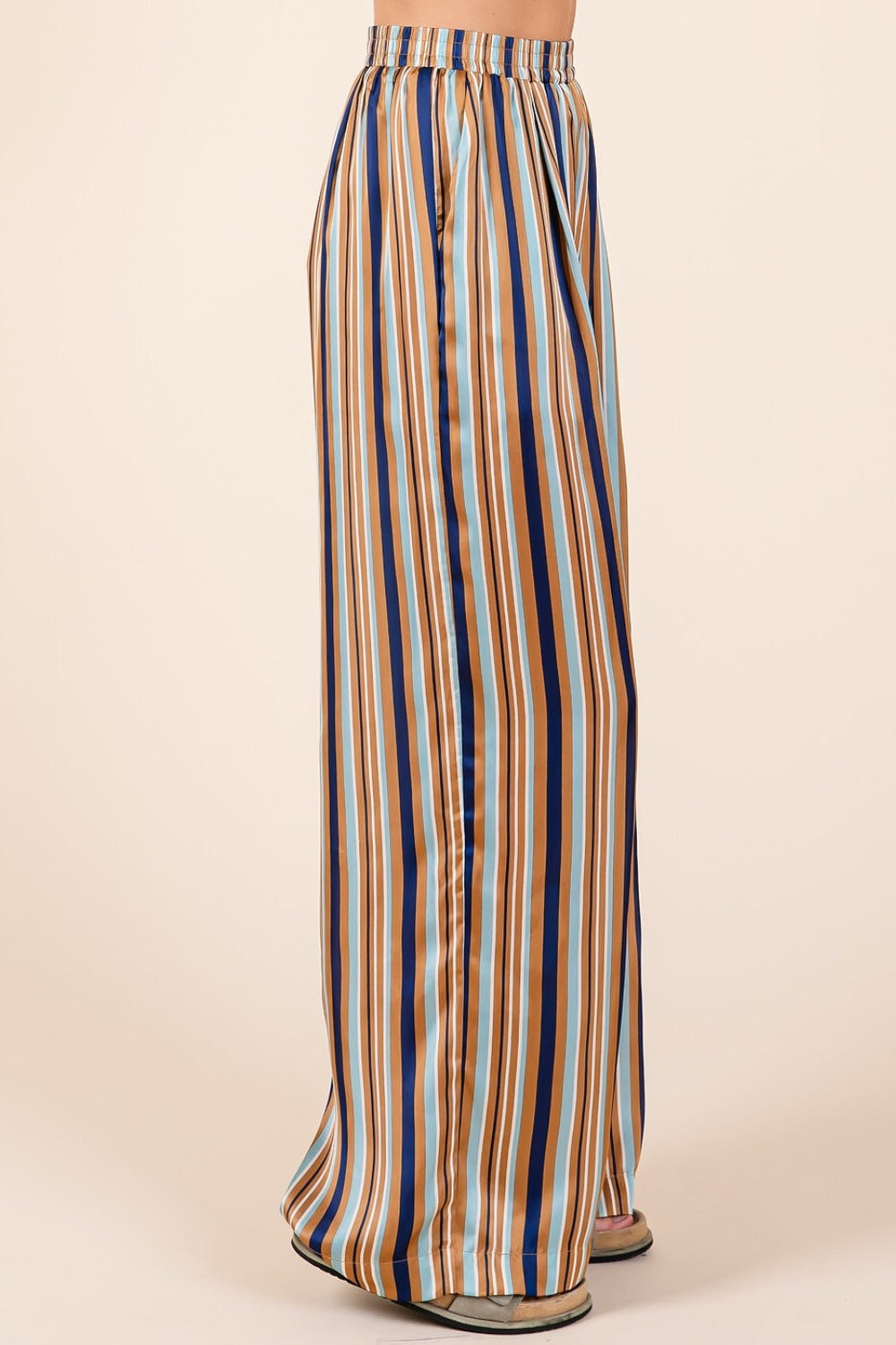 Mittoshop Striped Satin Elastic Waist Wide Leg Pants 383bc21a-358f-4a23-8d1d-a8ff14d31991-Max Trendsi