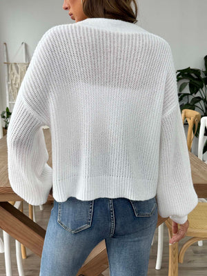 Glownestbest® | V-Neck Button Up Long Sleeve Cardigan 3a56969d-ca22-4c87-a120-c2a30f0c2a16-Max Glownestbest