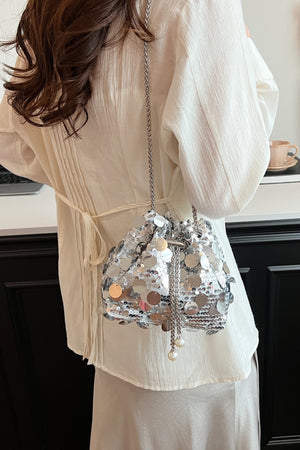 Drawstring Sequin Crossbody Bag 3a80e2b4-9bc7-4d3a-8bbe-fe3eee0977db-Max Trendsi