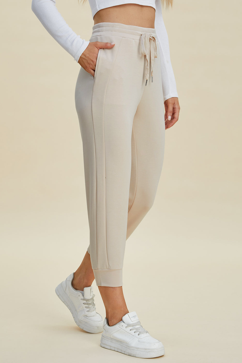 Basic Bae Full Size Air Scuba Drawstring High Waist Cropped Pants 3ae4d1f8-21fb-4cac-974b-11b5c449cab9-Max Trendsi