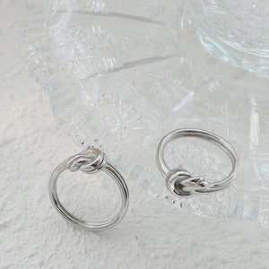 Titanium Steel Knot Ring 3b9850a8-1d91-471d-848d-5b283f4026d0-Max Trendsi
