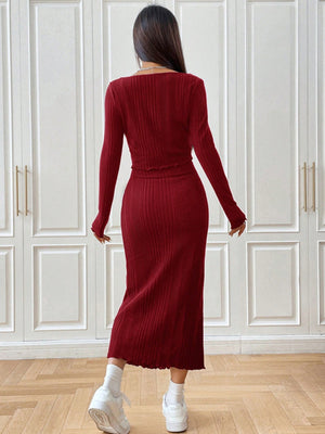 Cami Dress and Tied Long Sleeve Cardigan Set 3bf4a432-66aa-49e6-9813-f12ecc7e404a-Max Glownestbest