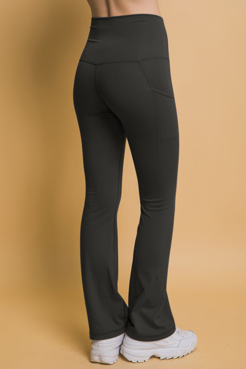 Love Tree High Waist Flare Active Leggings with Side Pockets 3c088143-26f9-41f2-81c4-d557fc698577-Max Glownestbest