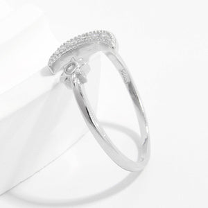 925 Sterling Silver Moon Open Ring 3c1bbc7e-3cac-4de2-86d2-38022407c71f-Max Trendsi