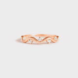925 Sterling Silver Inlaid Zircon Ring Rose Gold 3c48c156-d0ed-4dda-983d-4538e0c1b3d6-Max Trendsi