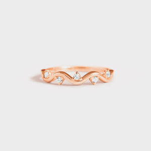 925 Sterling Silver Inlaid Zircon Ring Rose Gold 3c48c156-d0ed-4dda-983d-4538e0c1b3d6-Max Trendsi