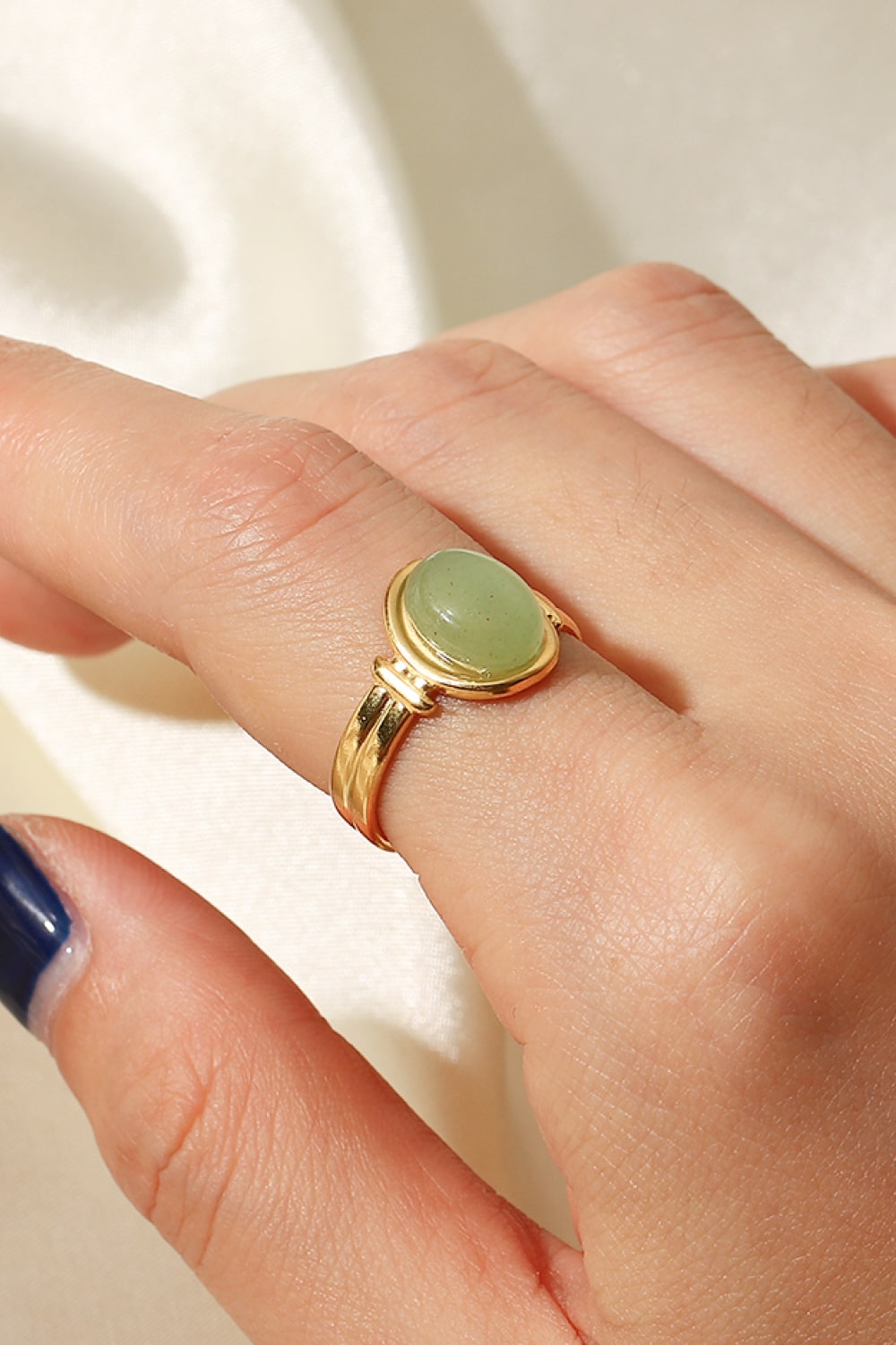 18K Gold Plated Open Ring 3d7381cbb0ee48388696931723861106-Max Trendsi