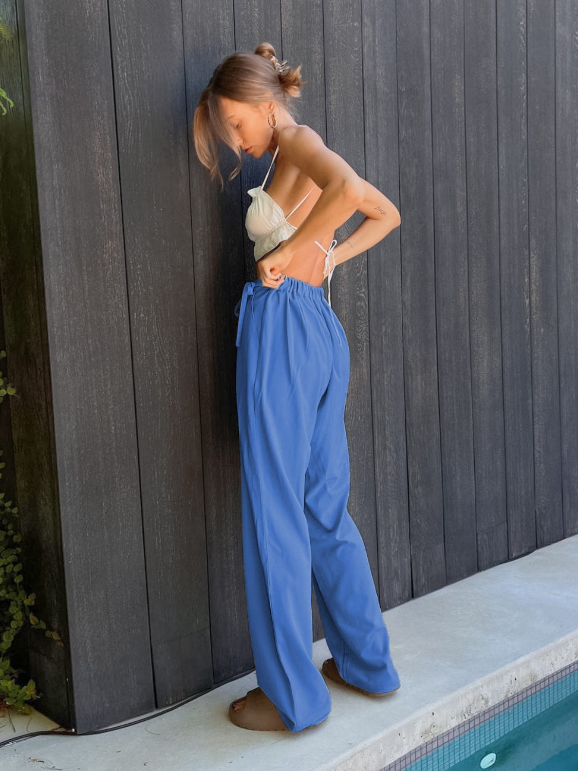 Tied High Waist Wide Leg Pants 3e519341-bf23-4df9-a368-a7a65bf98628-Max Trendsi