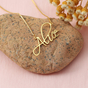 S925 personalized custom letter name pendant necklace 3ecd995b-fd8b-4fe8-b1fc-4a8050e6b64a Artshiney