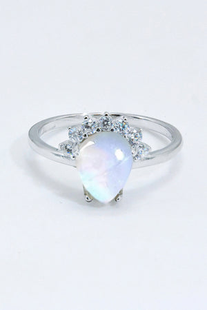 925 Sterling Silver Moonstone Ring Moonstone 3fea97c4339d4cee9bb2f200dee77185-Max Trendsi