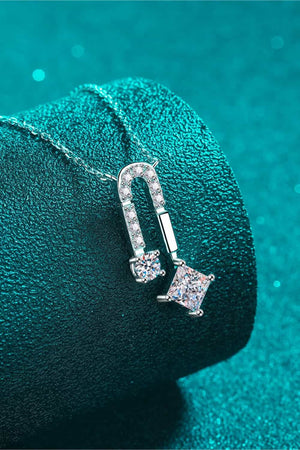 1.3 Carat Moissanite 925 Sterling Silver Necklace 4183c309157a47619071b589420e280c-Max Trendsi