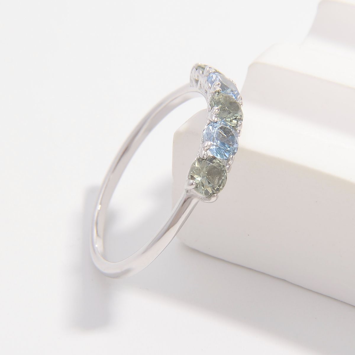 925 Sterling Silver Rhinestone Ring 41ee44b5-958a-4e92-b4fc-63ef0bb3dd09-Max Trendsi