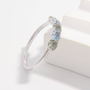 925 Sterling Silver Rhinestone Ring 41ee44b5-958a-4e92-b4fc-63ef0bb3dd09-Max Trendsi