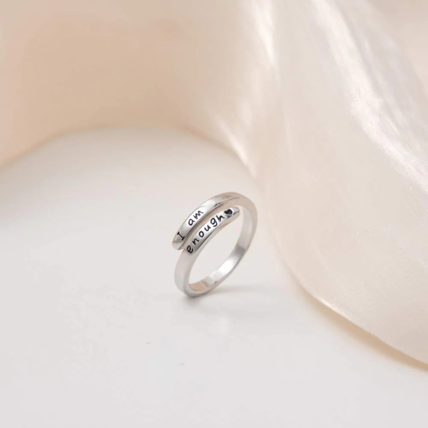 925 Sterling Silver Engraved Bypass Ring Silver 7 43395acd-8241-449c-acf0-27179c8b89f6-Max Trendsi