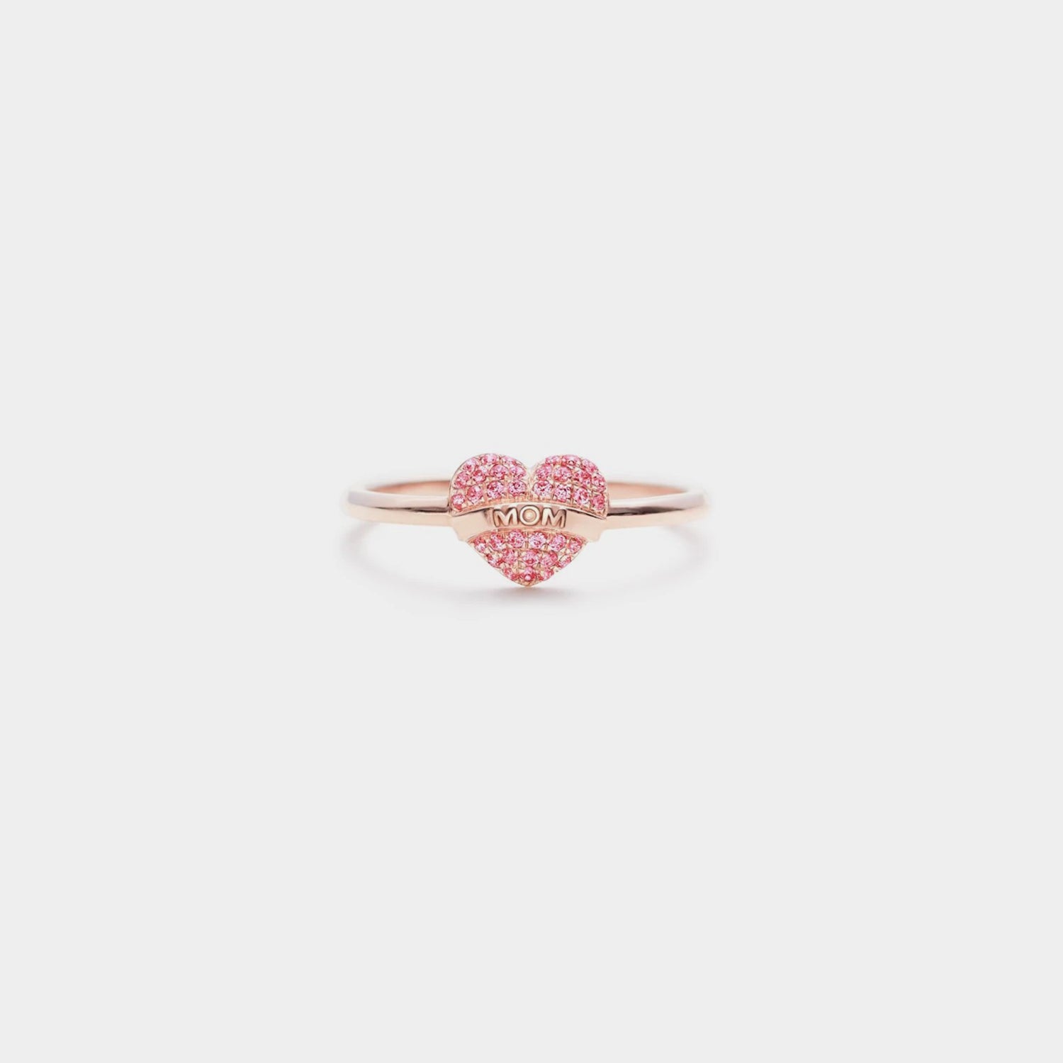 MOM Heart Shape 925 Sterling Silver Engraved Ring Rose Gold 43d2f55c-7bee-4f7d-9712-3bd6fe1bda60-Max Trendsi